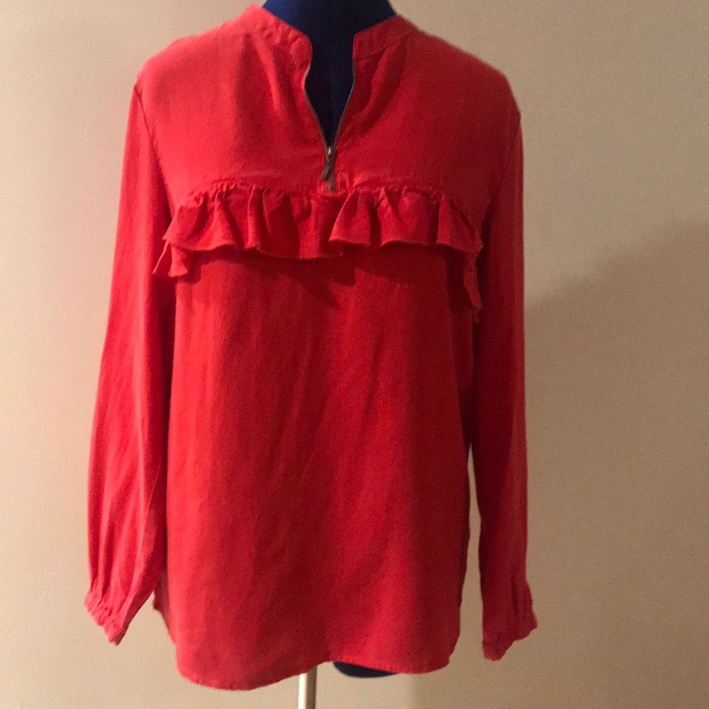 Velvet Heart Oversized Ruffle Top - Picture 4 of 8